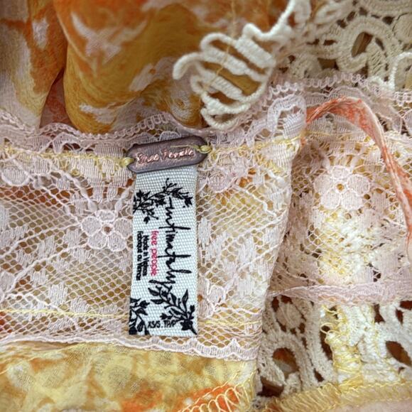 Free People Lost In Love Honey Combo Reversible Kimono Duster Top - Picture 5 of 7